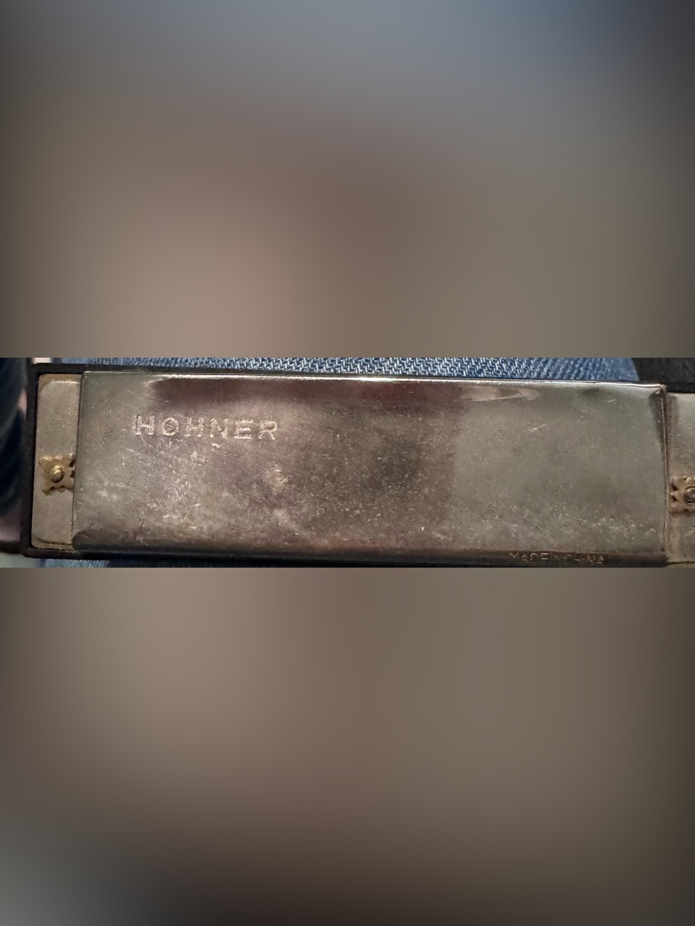 Hohner Silver Harmonica - Classic Blues and Folk case